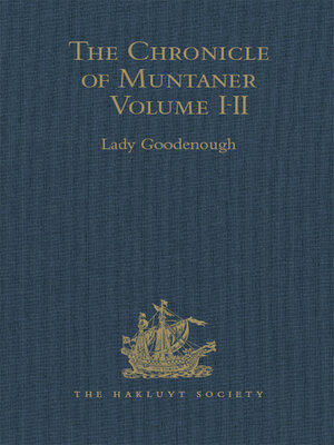 cover image of The Chronicle of Muntaner
